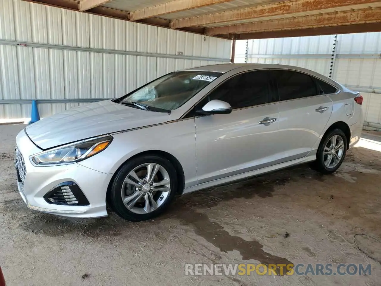 1 Photograph of a damaged car 5NPE34AF1KH790454 HYUNDAI SONATA 2019