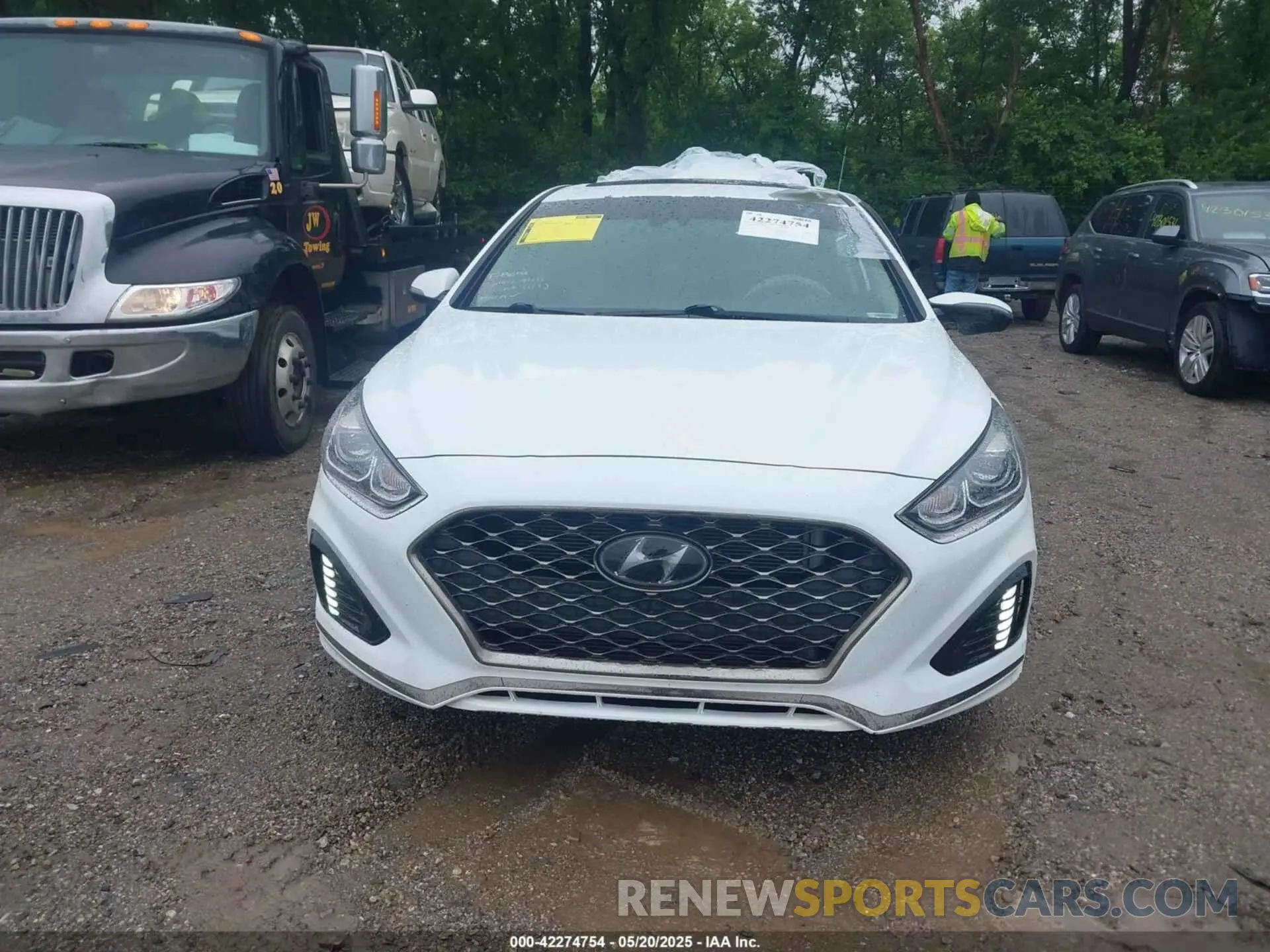 12 Photograph of a damaged car 5NPE34AF2KH733583 HYUNDAI SONATA 2019