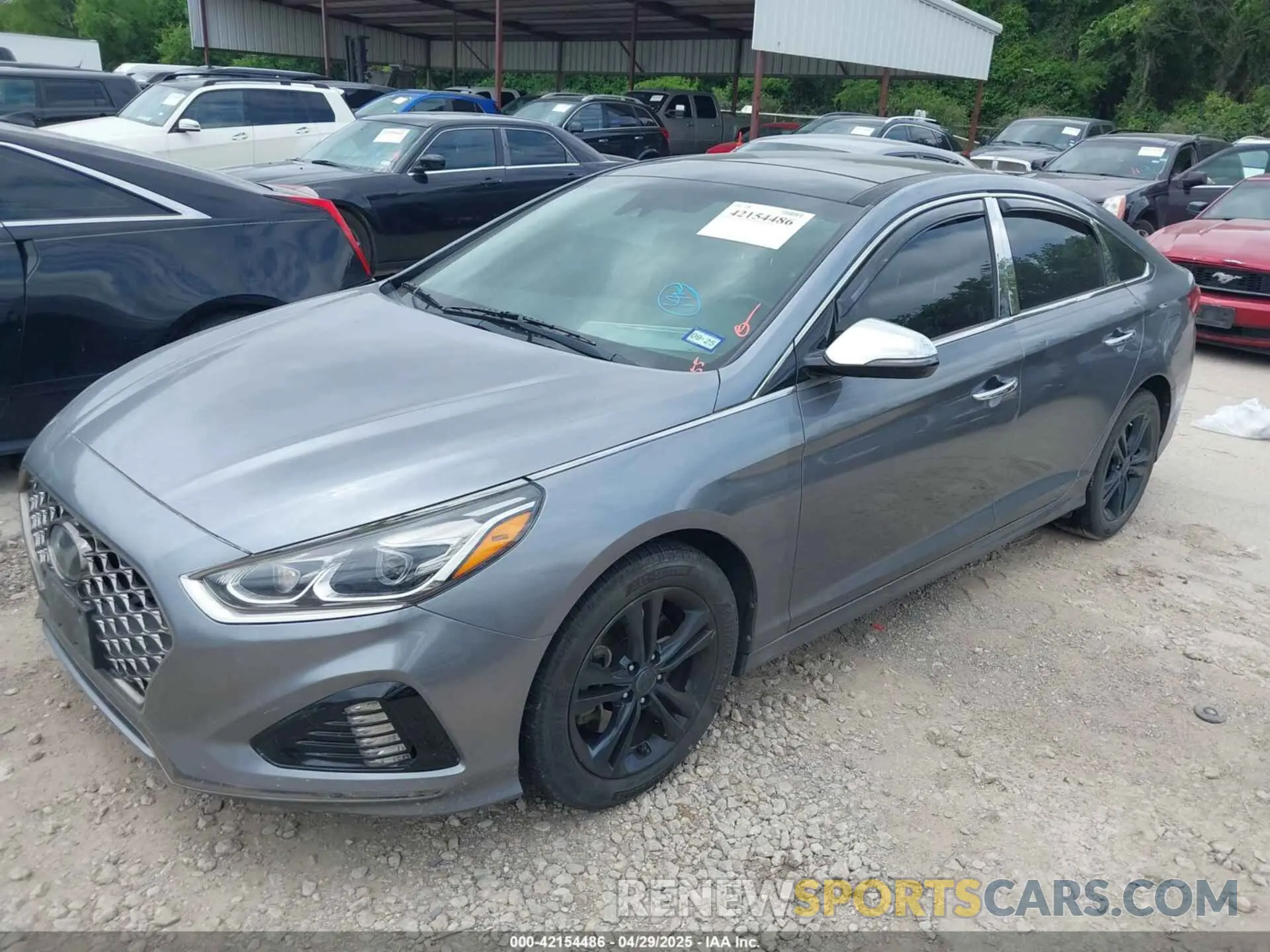 2 Фотография поврежденного автомобиля 5NPE34AF2KH743501 HYUNDAI SONATA 2019