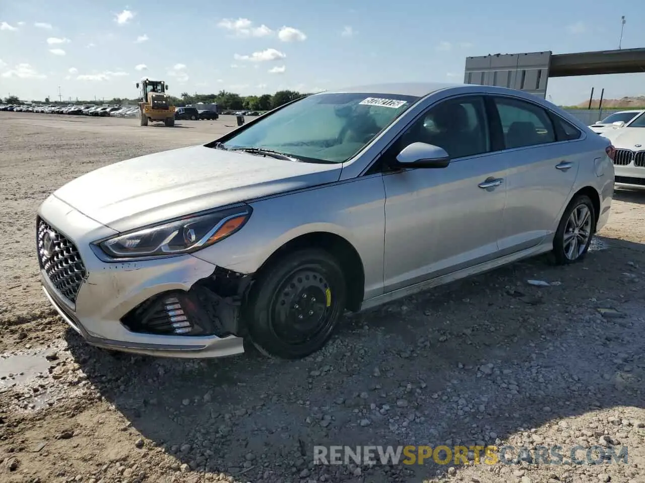 1 Photograph of a damaged car 5NPE34AF2KH773887 HYUNDAI SONATA 2019