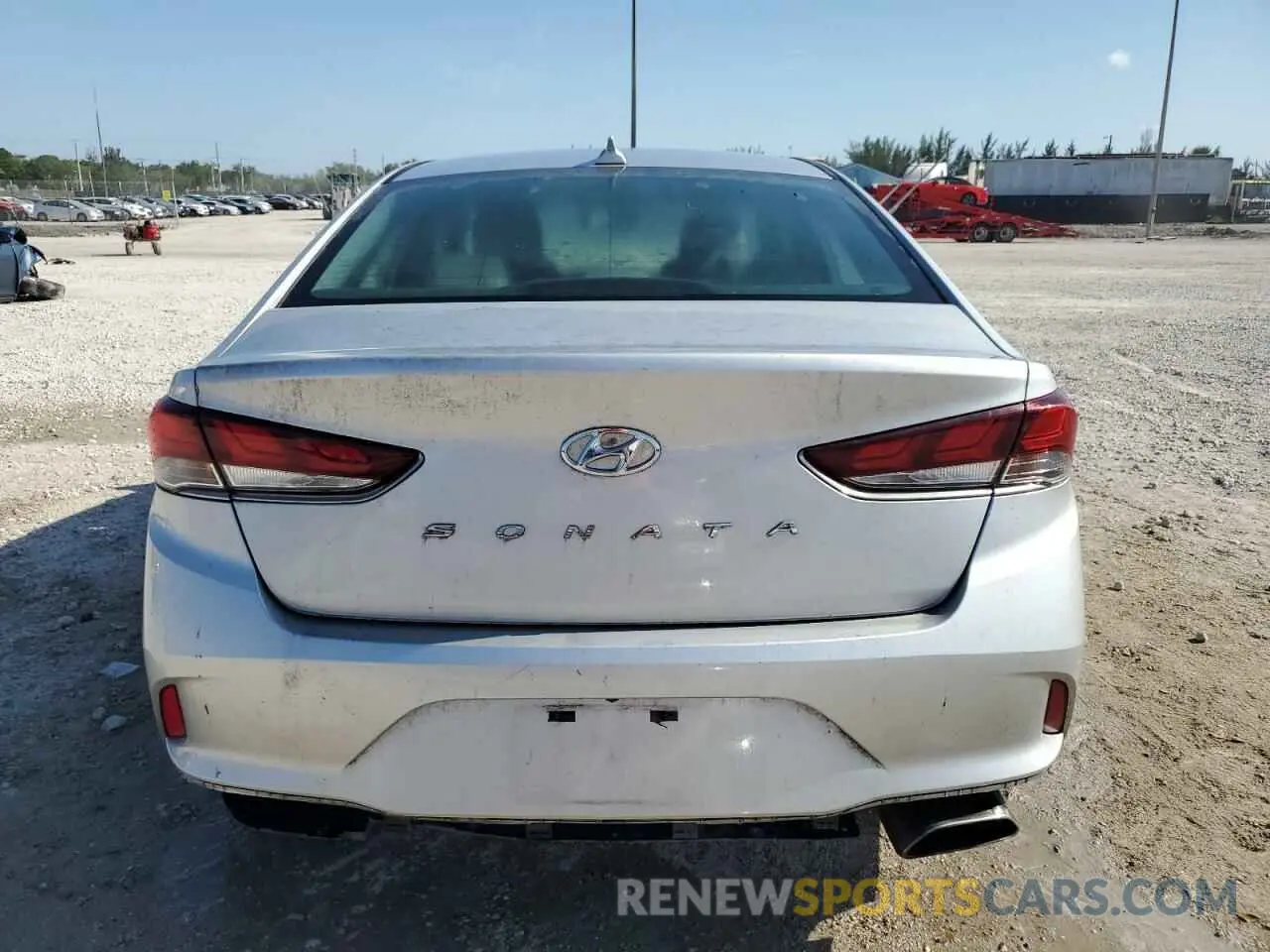 6 Photograph of a damaged car 5NPE34AF2KH773887 HYUNDAI SONATA 2019