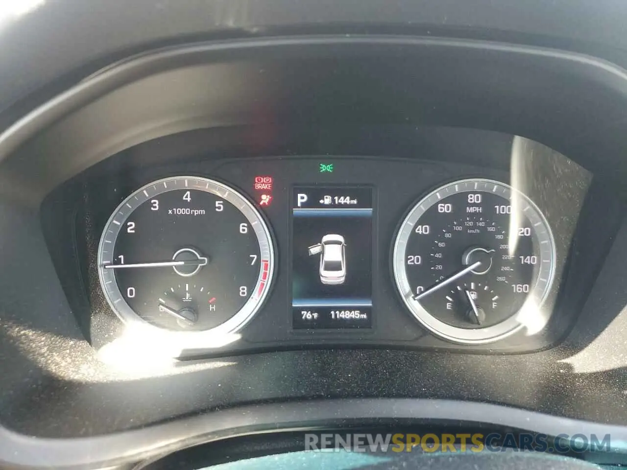 9 Photograph of a damaged car 5NPE34AF2KH775414 HYUNDAI SONATA 2019