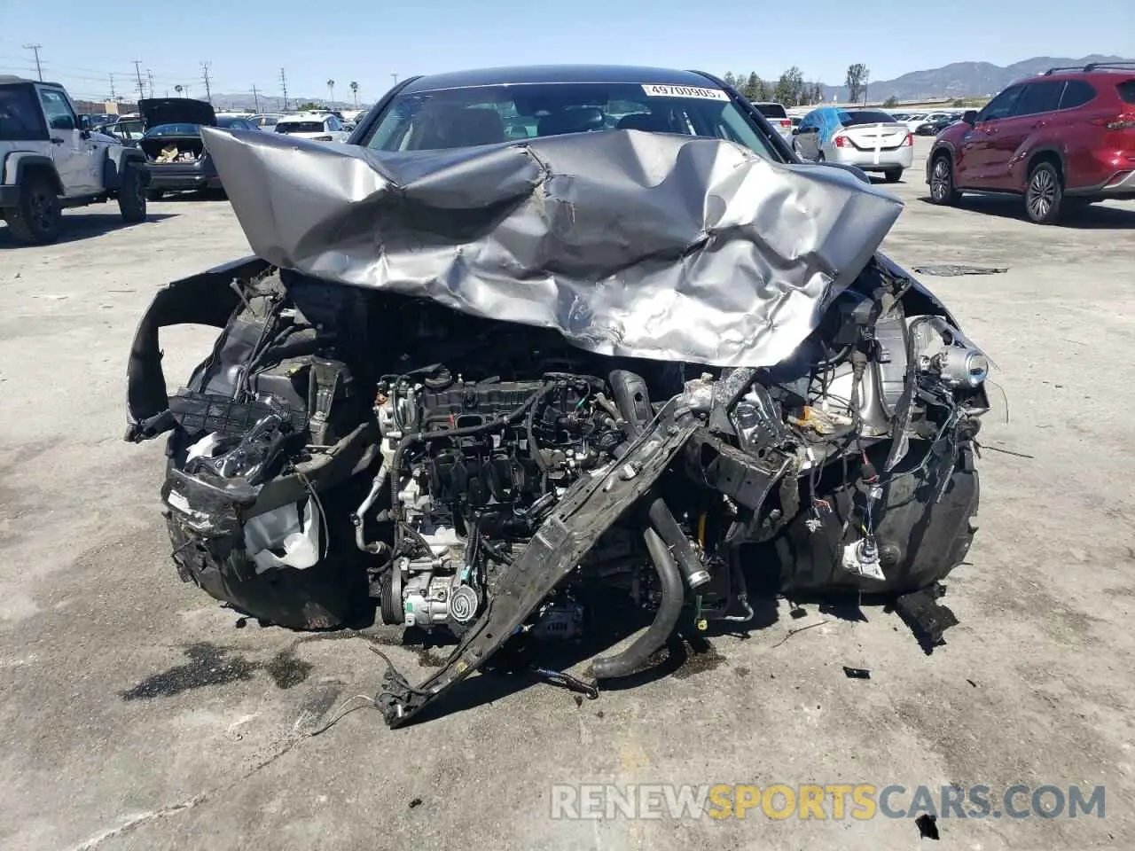 5 Photograph of a damaged car 5NPE34AF2KH806144 HYUNDAI SONATA 2019