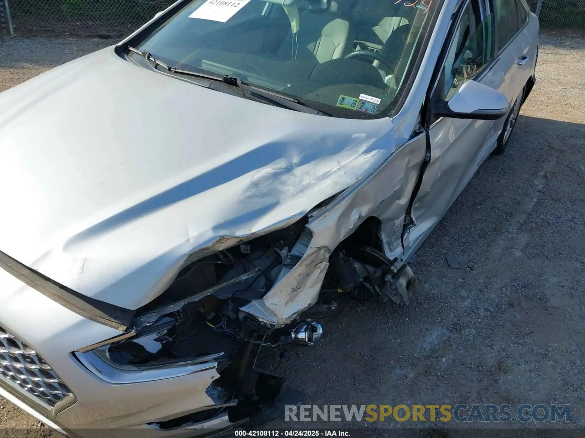 6 Фотография поврежденного автомобиля 5NPE34AF3KH737724 HYUNDAI SONATA 2019