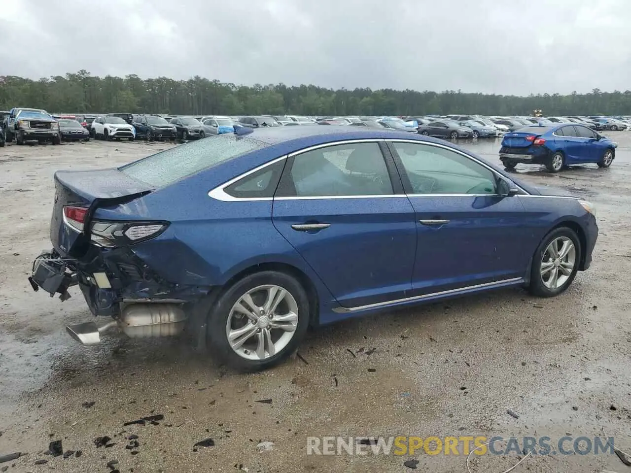 3 Фотография поврежденного автомобиля 5NPE34AF3KH785711 HYUNDAI SONATA 2019
