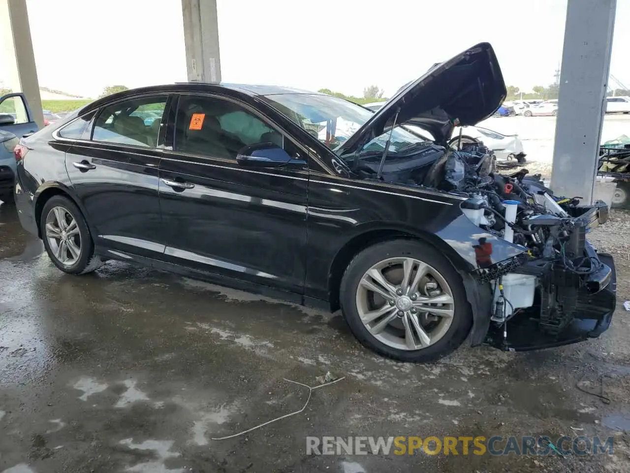4 Фотография поврежденного автомобиля 5NPE34AF4KH776631 HYUNDAI SONATA 2019