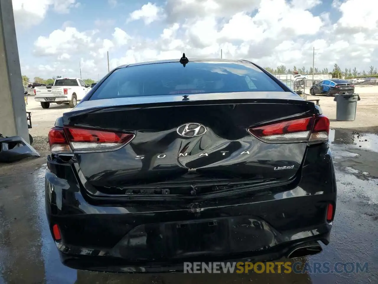 6 Фотография поврежденного автомобиля 5NPE34AF4KH776631 HYUNDAI SONATA 2019