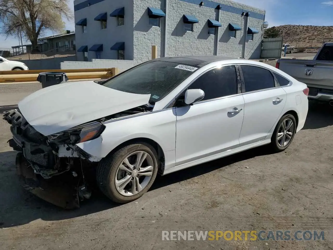 1 Photograph of a damaged car 5NPE34AF5KH738048 HYUNDAI SONATA 2019