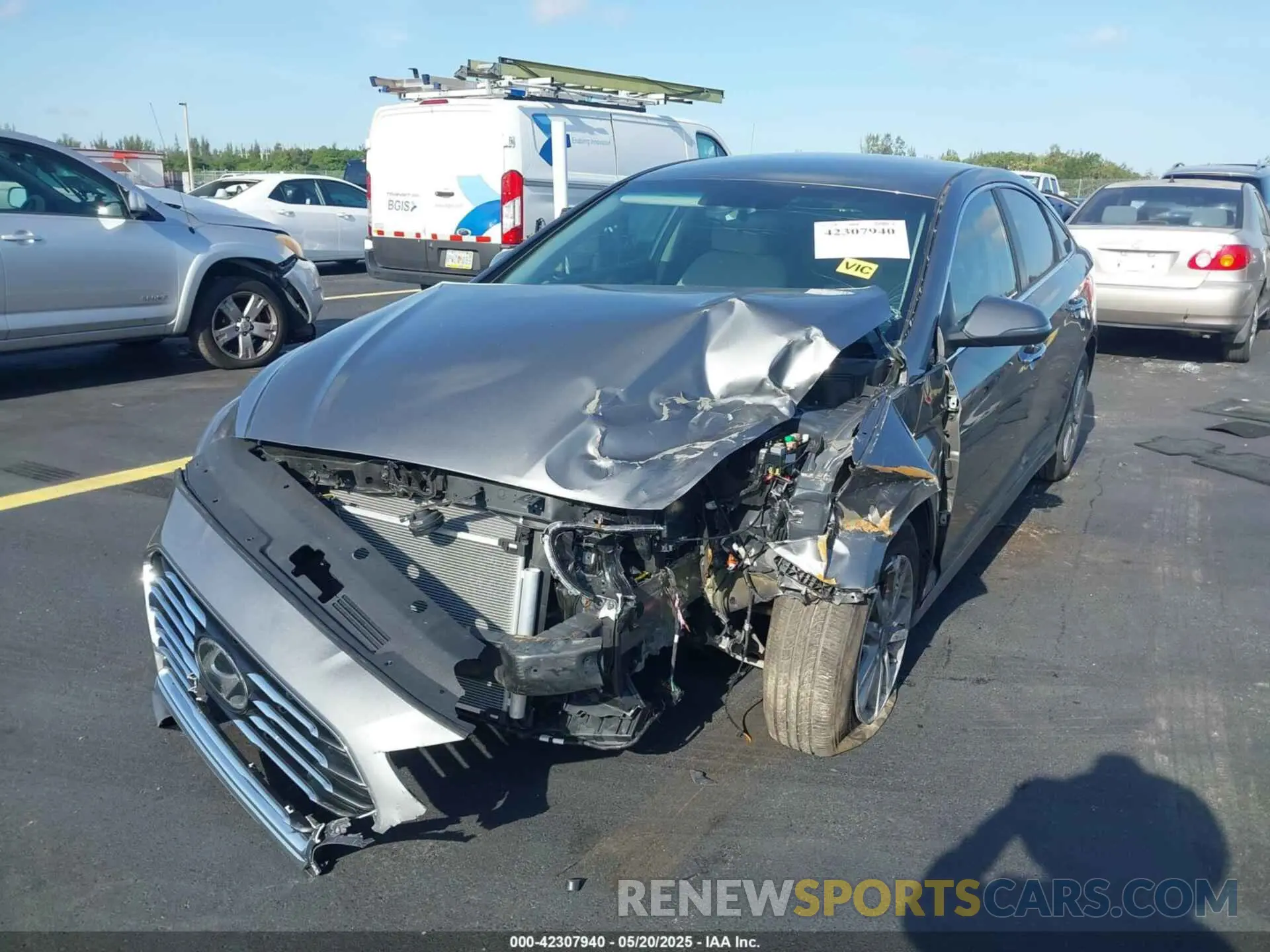 6 Фотография поврежденного автомобиля 5NPE34AF5KH789159 HYUNDAI SONATA 2019