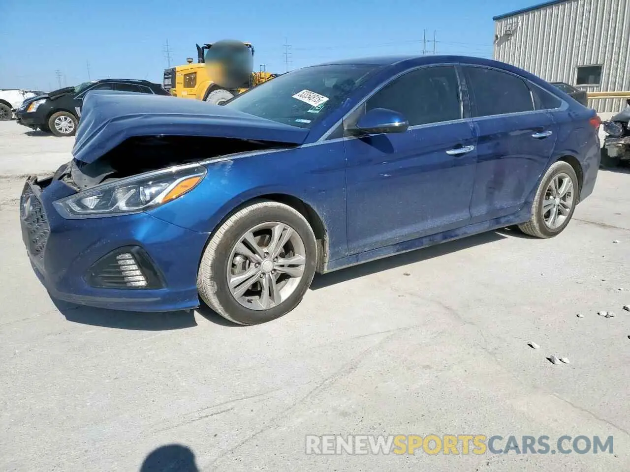 1 Photograph of a damaged car 5NPE34AF6KH764142 HYUNDAI SONATA 2019