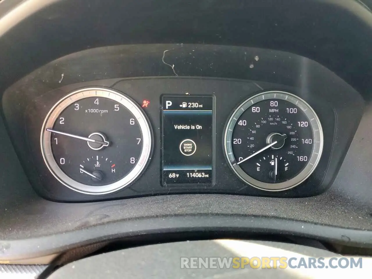9 Photograph of a damaged car 5NPE34AF6KH764142 HYUNDAI SONATA 2019