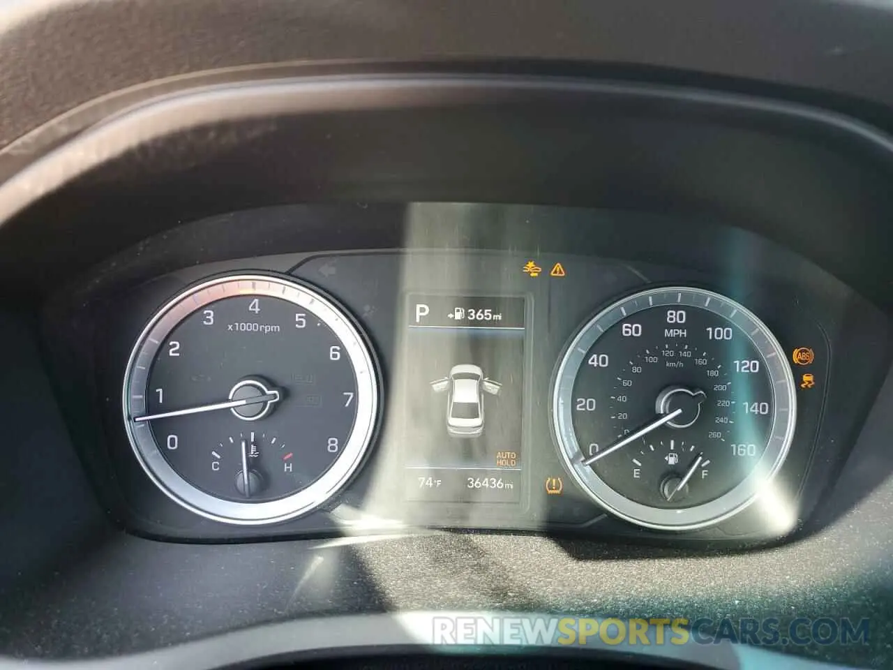 9 Photograph of a damaged car 5NPE34AF6KH779417 HYUNDAI SONATA 2019