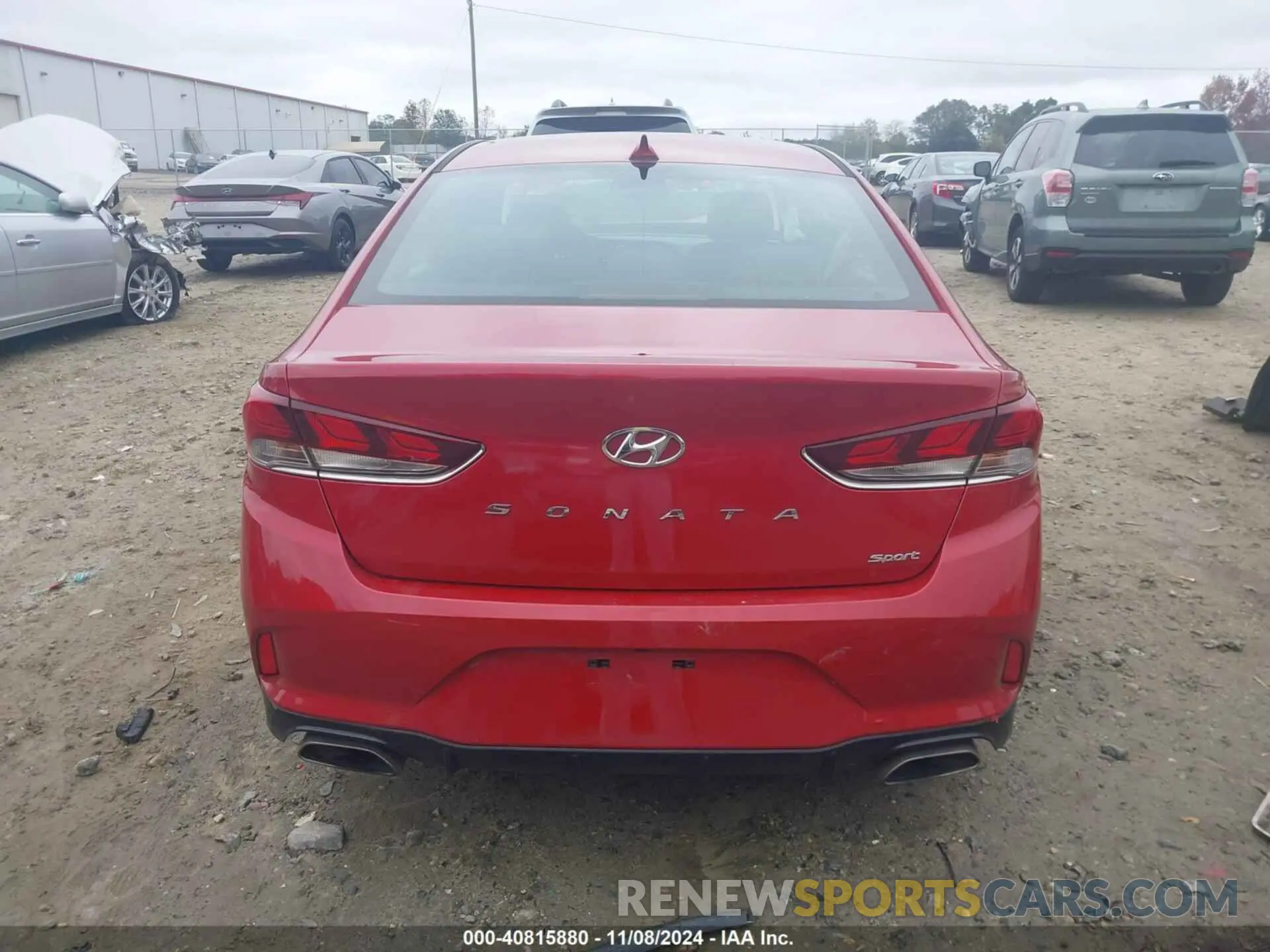 15 Photograph of a damaged car 5NPE34AF7KH808312 HYUNDAI SONATA 2019