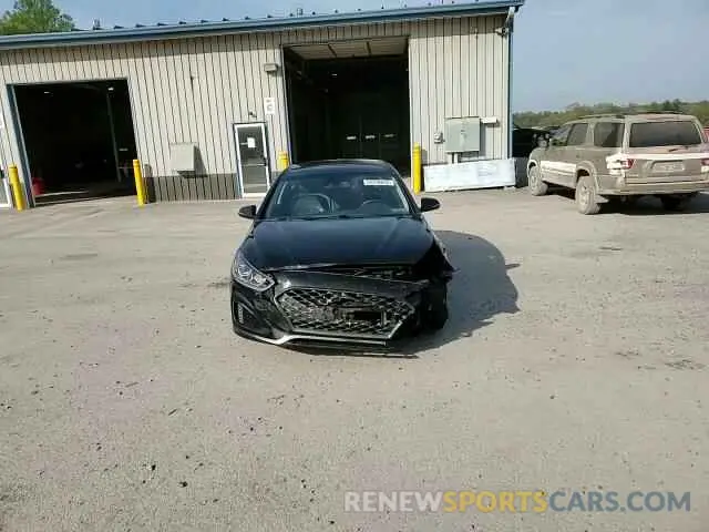 13 Photograph of a damaged car 5NPE34AF8KH735760 HYUNDAI SONATA 2019