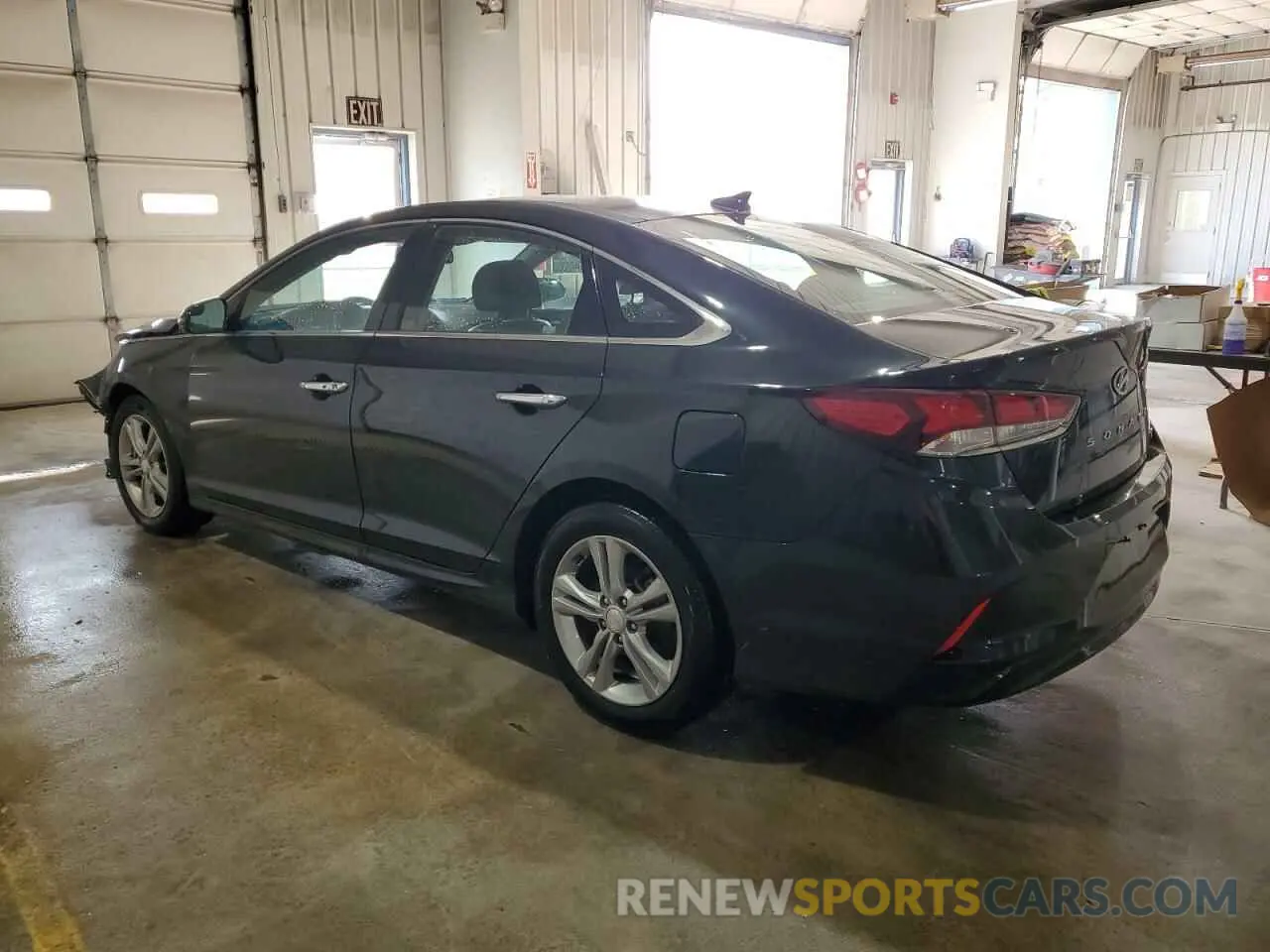 2 Photograph of a damaged car 5NPE34AF8KH735760 HYUNDAI SONATA 2019