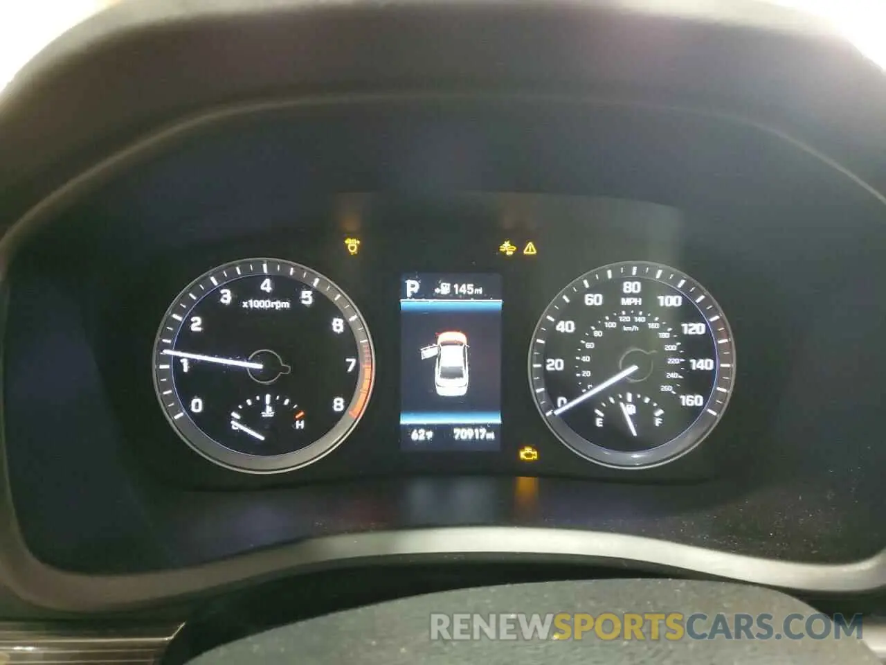 9 Photograph of a damaged car 5NPE34AF8KH735760 HYUNDAI SONATA 2019