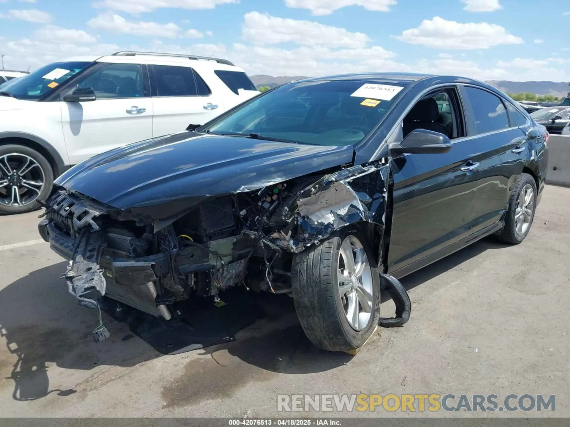 6 Фотография поврежденного автомобиля 5NPE34AF8KH739095 HYUNDAI SONATA 2019