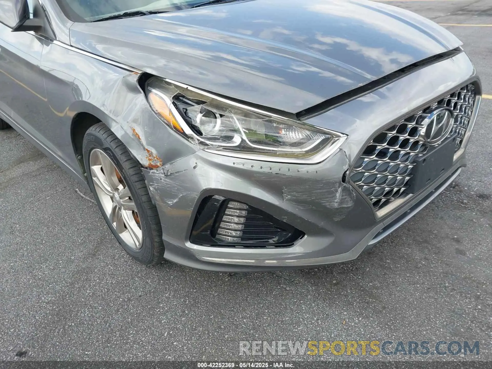6 Фотография поврежденного автомобиля 5NPE34AF8KH747665 HYUNDAI SONATA 2019