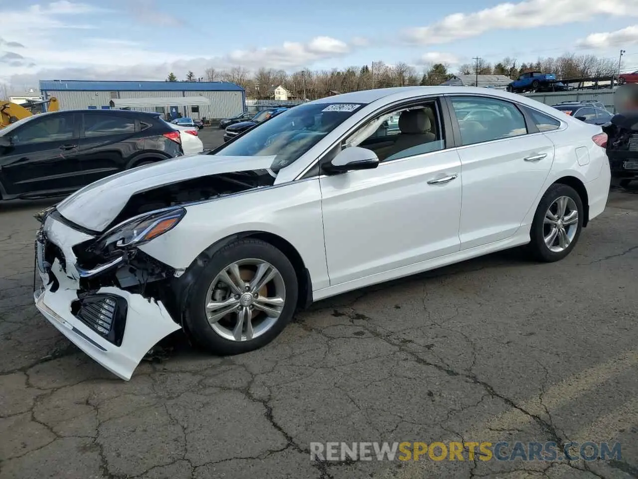 1 Photograph of a damaged car 5NPE34AF8KH792427 HYUNDAI SONATA 2019