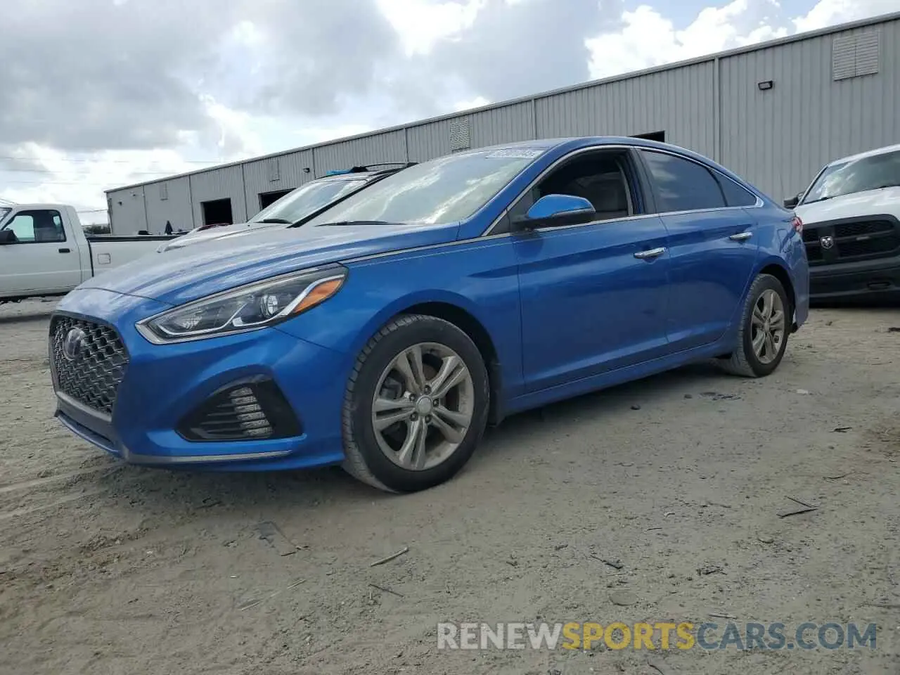1 Photograph of a damaged car 5NPE34AF9KH750218 HYUNDAI SONATA 2019
