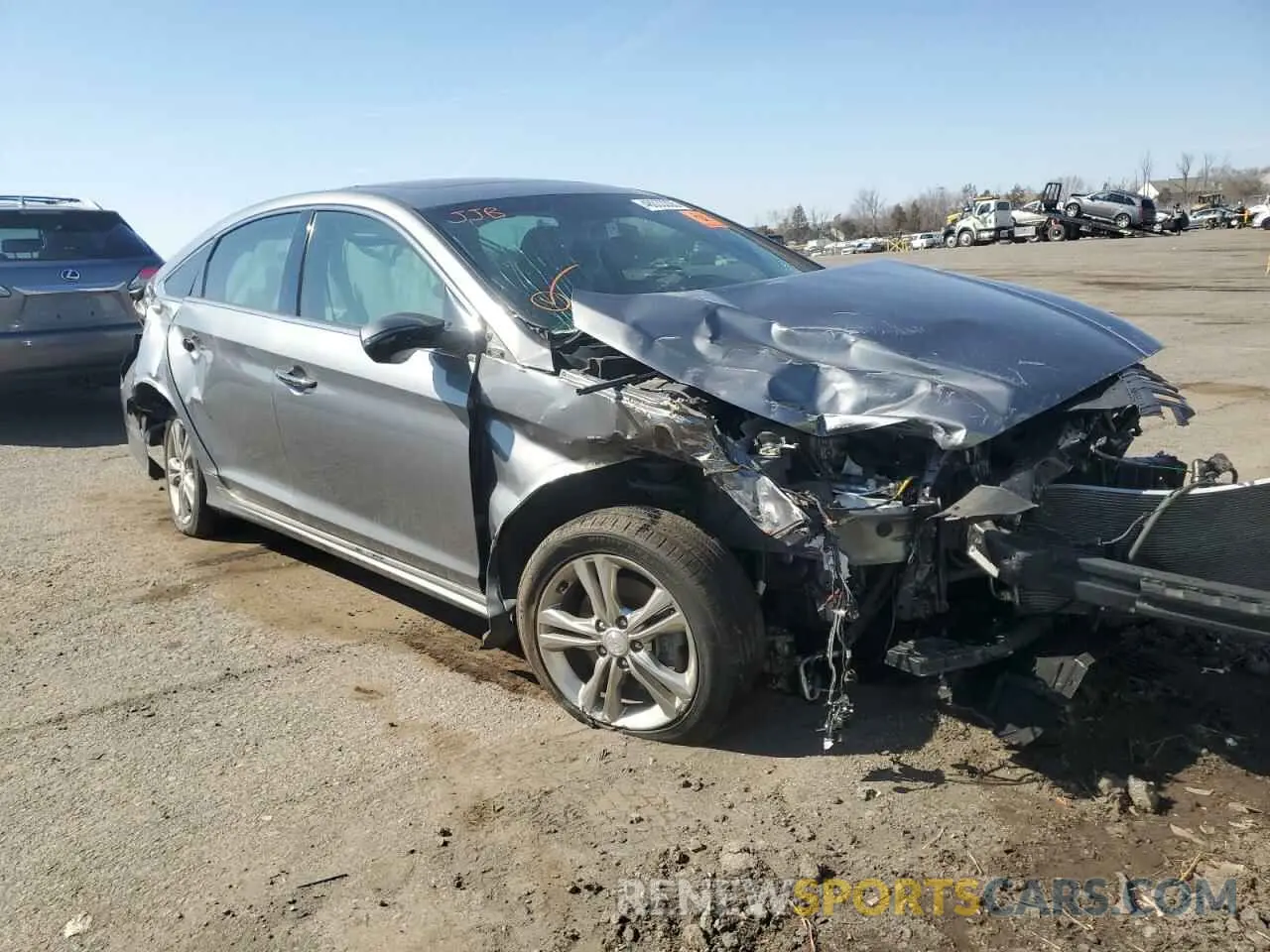 4 Фотография поврежденного автомобиля 5NPE34AF9KH755662 HYUNDAI SONATA 2019