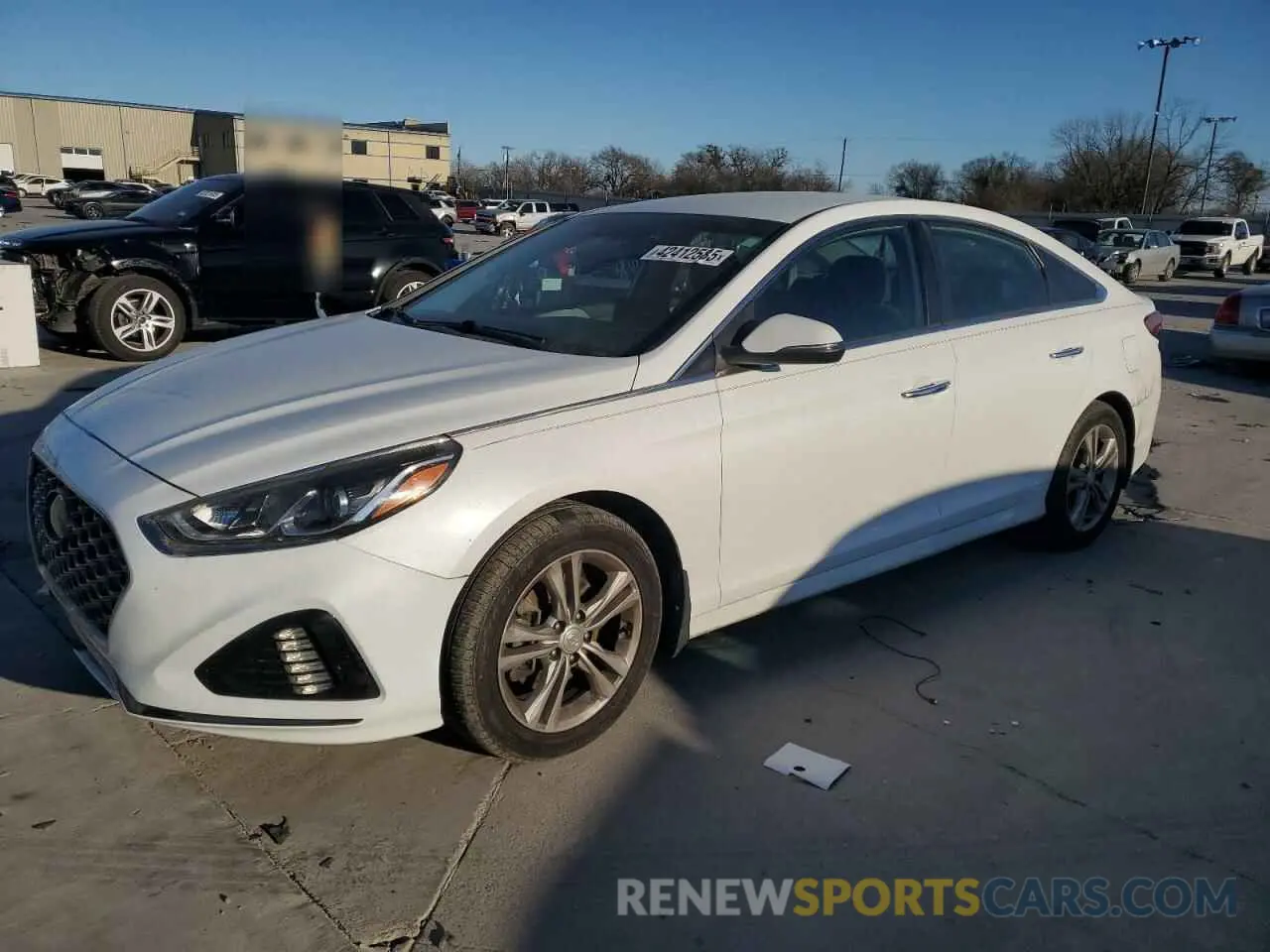 1 Photograph of a damaged car 5NPE34AF9KH770971 HYUNDAI SONATA 2019