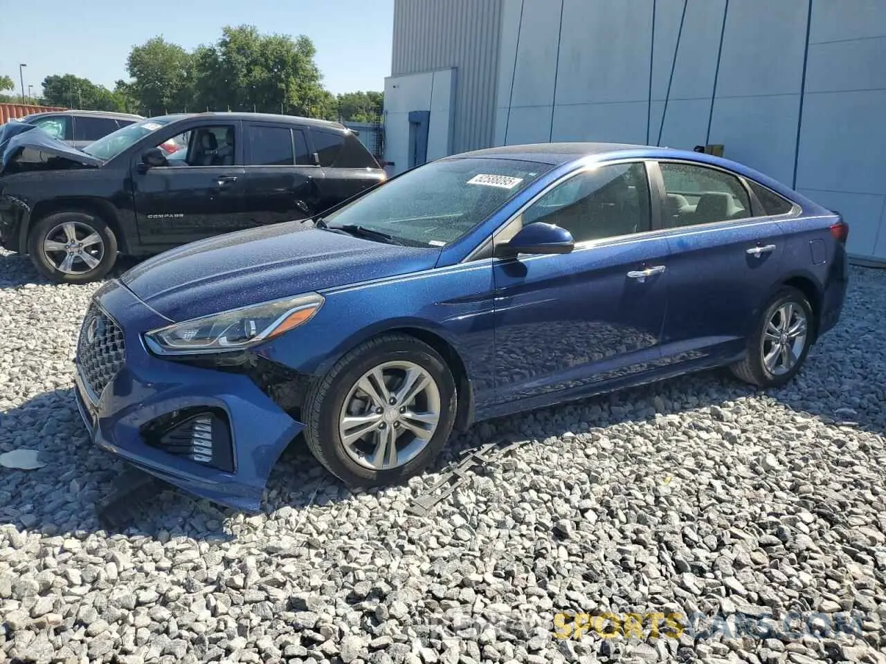 1 Photograph of a damaged car 5NPE34AFXKH766492 HYUNDAI SONATA 2019