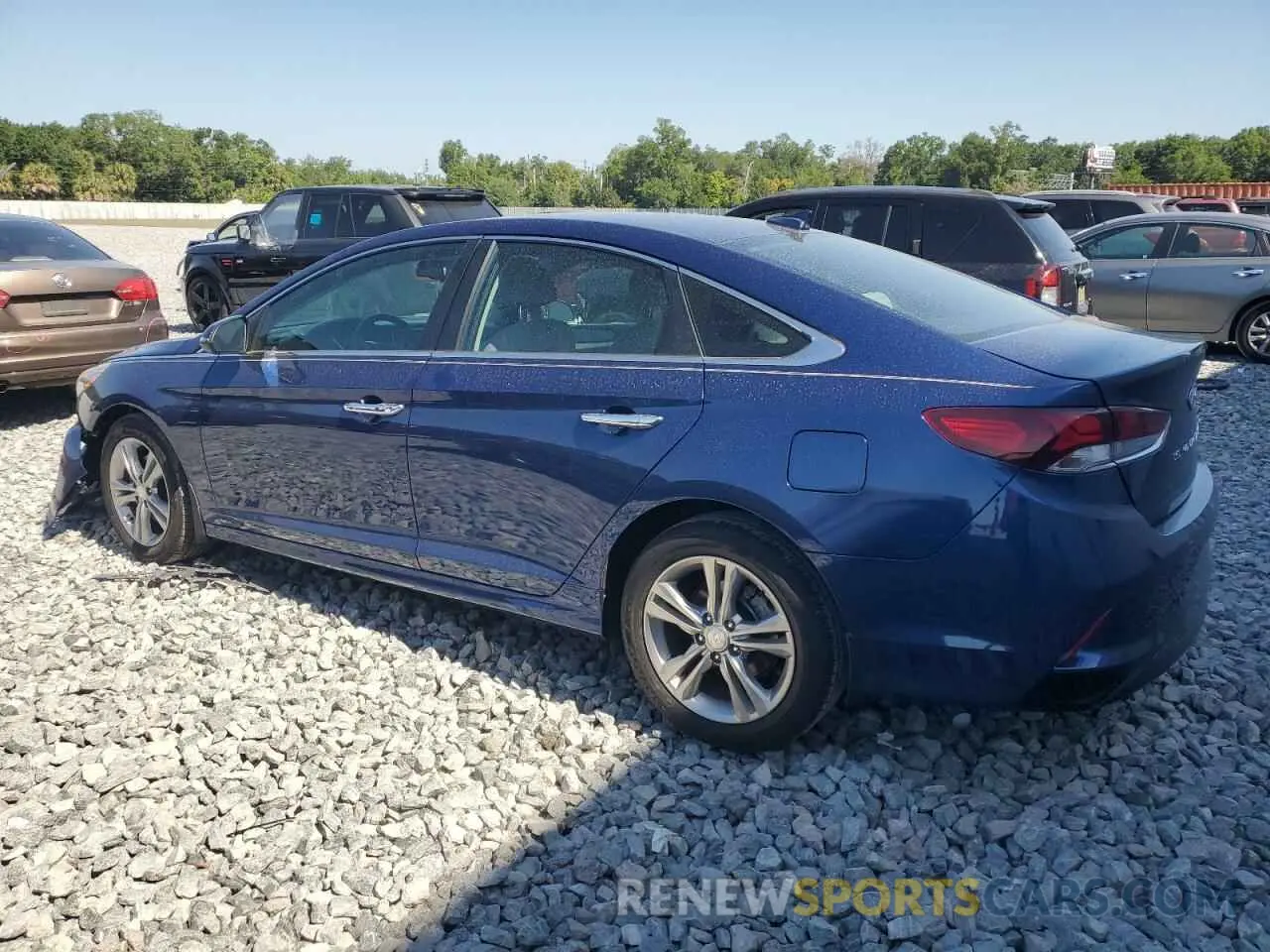 2 Photograph of a damaged car 5NPE34AFXKH766492 HYUNDAI SONATA 2019