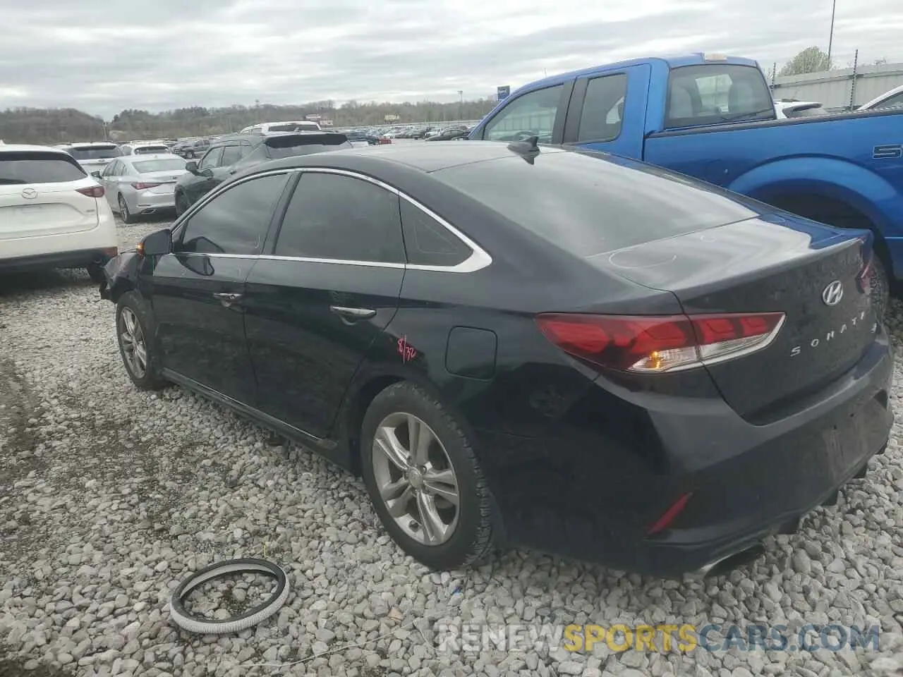 2 Photograph of a damaged car 5NPE34AFXKH774463 HYUNDAI SONATA 2019