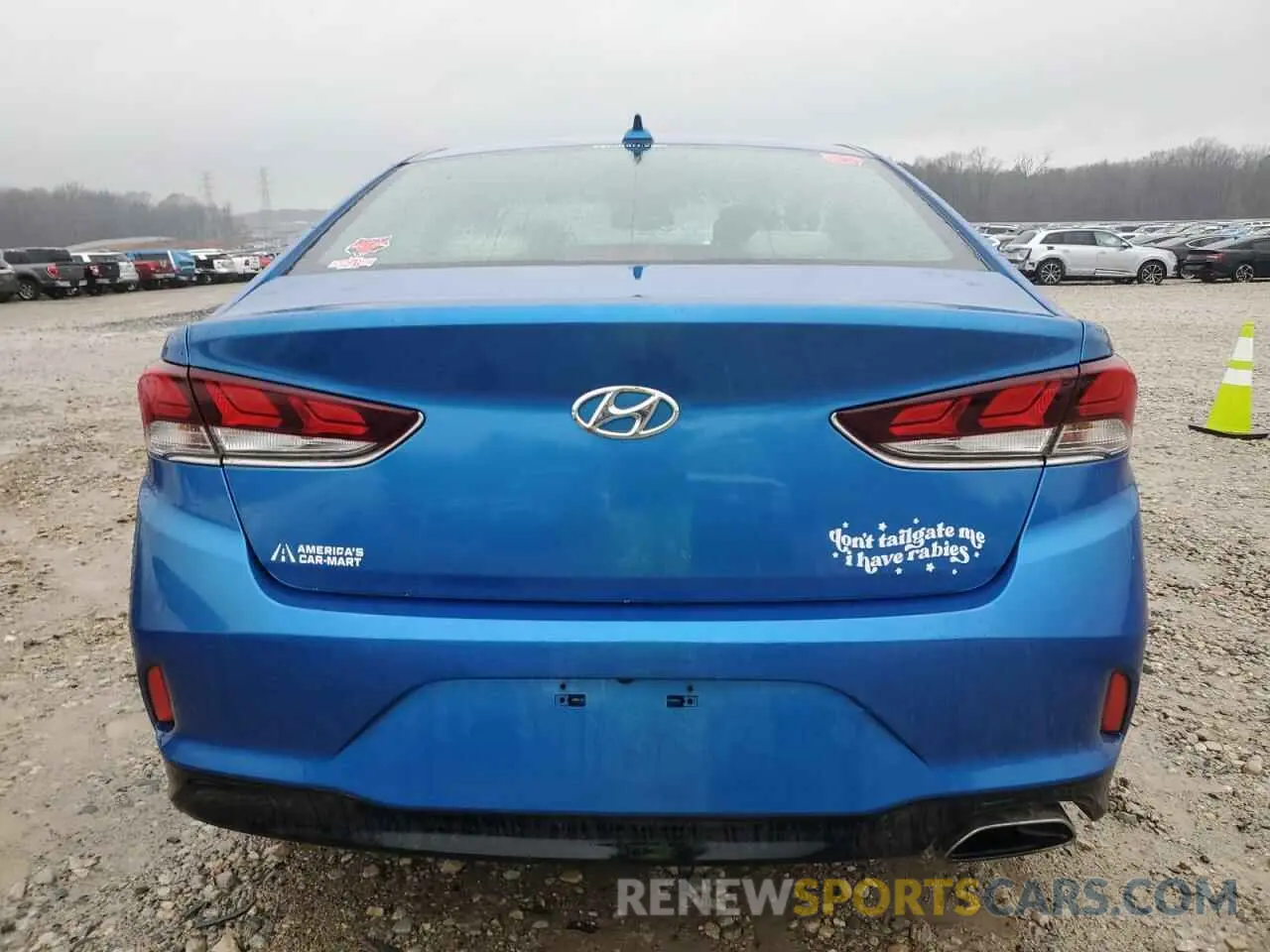 6 Photograph of a damaged car 5NPE34AFXKH783387 HYUNDAI SONATA 2019