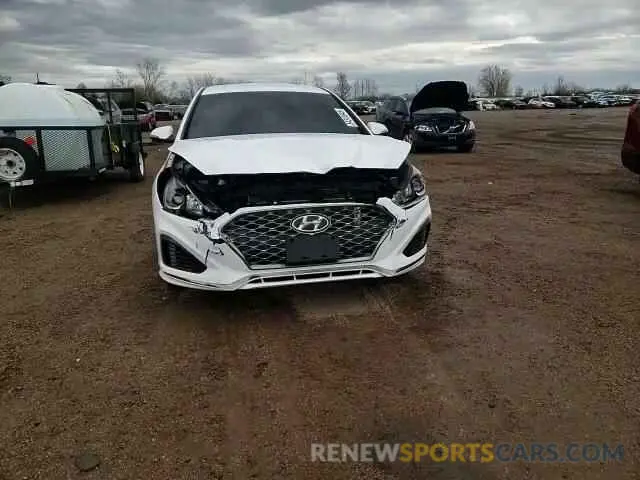 13 Фотография поврежденного автомобиля 5NPE34AFXKH807395 HYUNDAI SONATA 2019