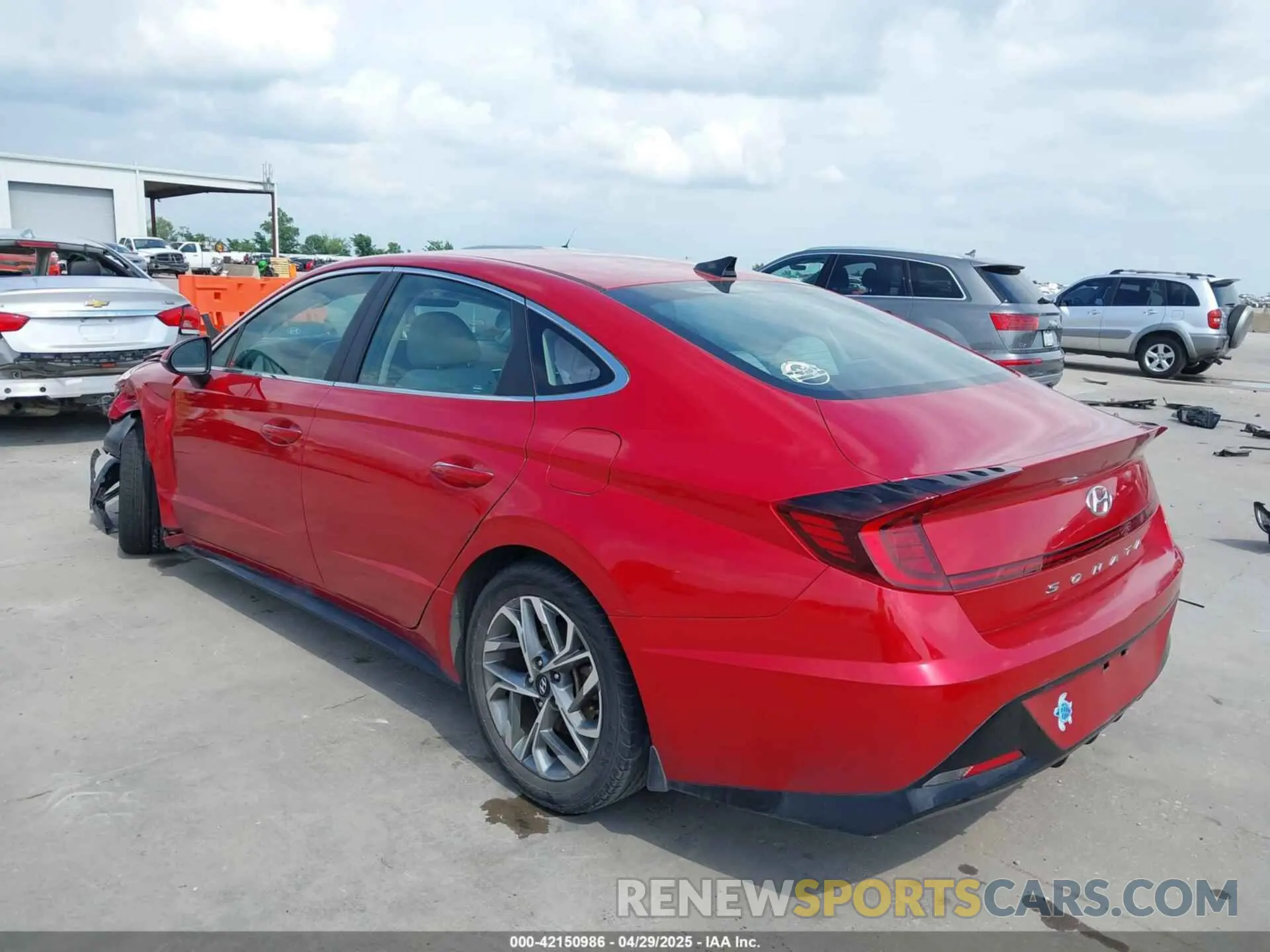 3 Фотография поврежденного автомобиля 5NPEF4JA3LH058839 HYUNDAI SONATA 2020