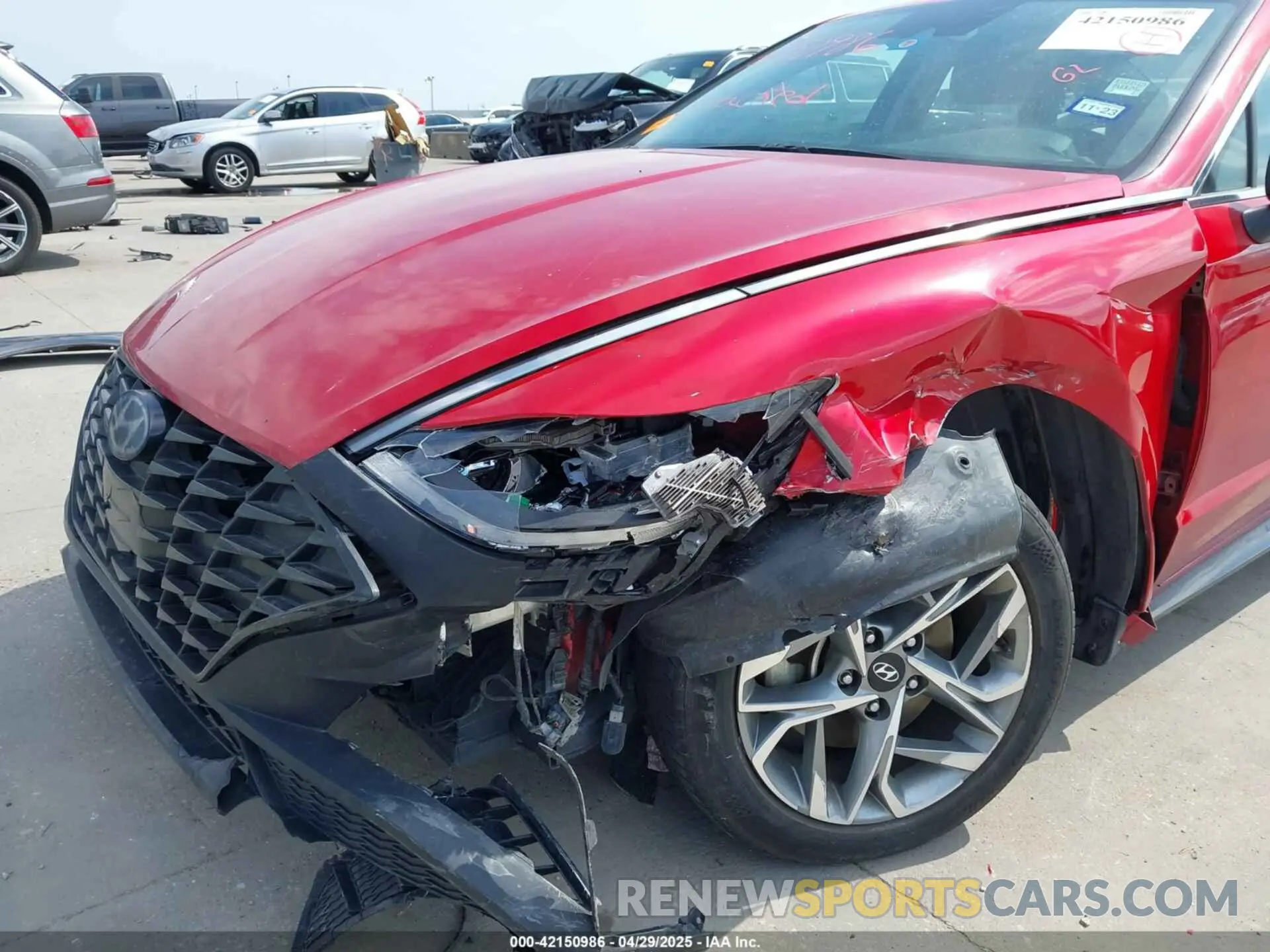 6 Фотография поврежденного автомобиля 5NPEF4JA3LH058839 HYUNDAI SONATA 2020