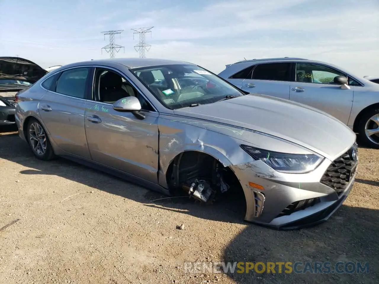 4 Фотография поврежденного автомобиля 5NPEF4JA3LH060610 HYUNDAI SONATA 2020