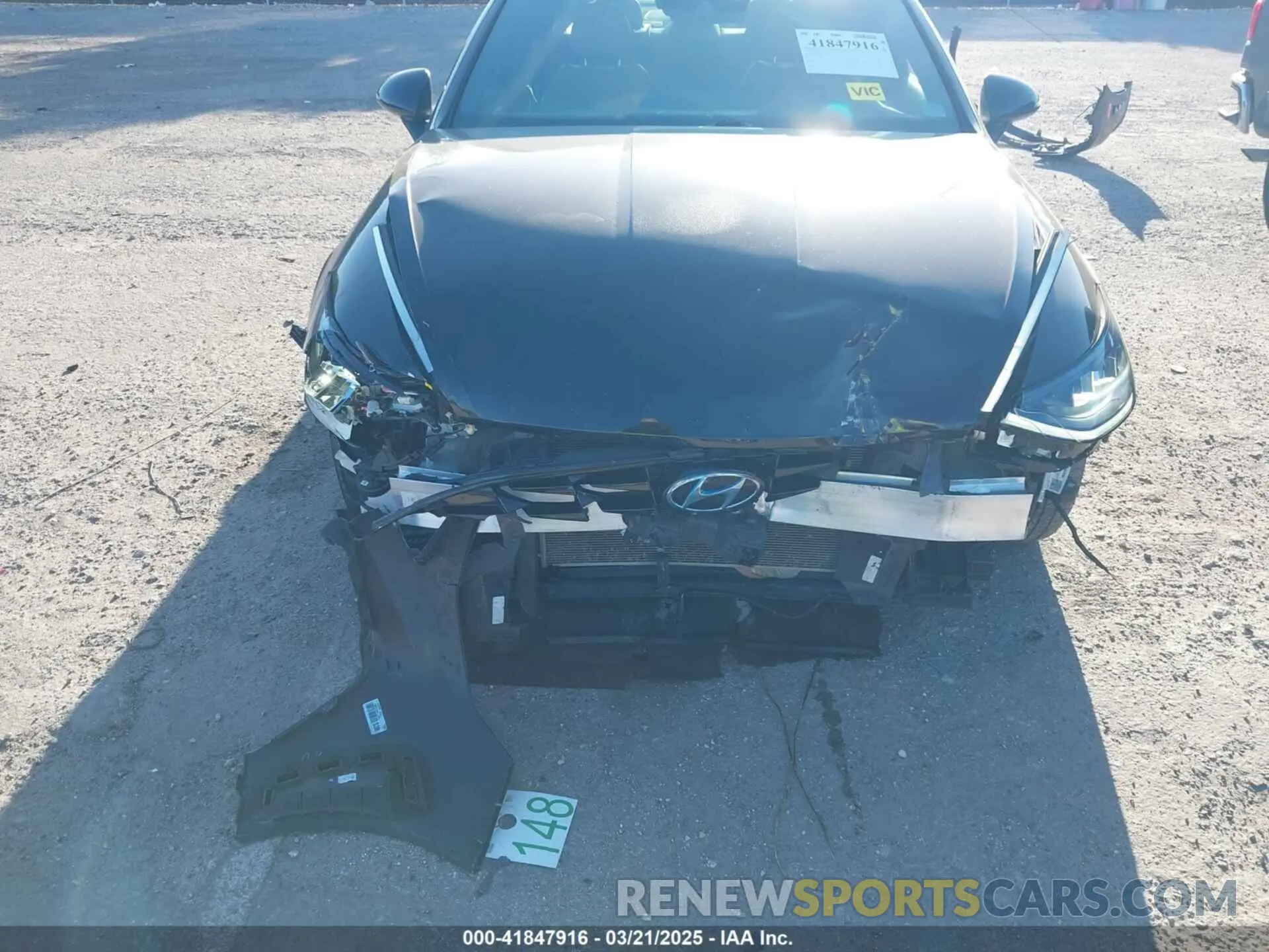6 Photograph of a damaged car 5NPEF4JA5LH000425 HYUNDAI SONATA 2020