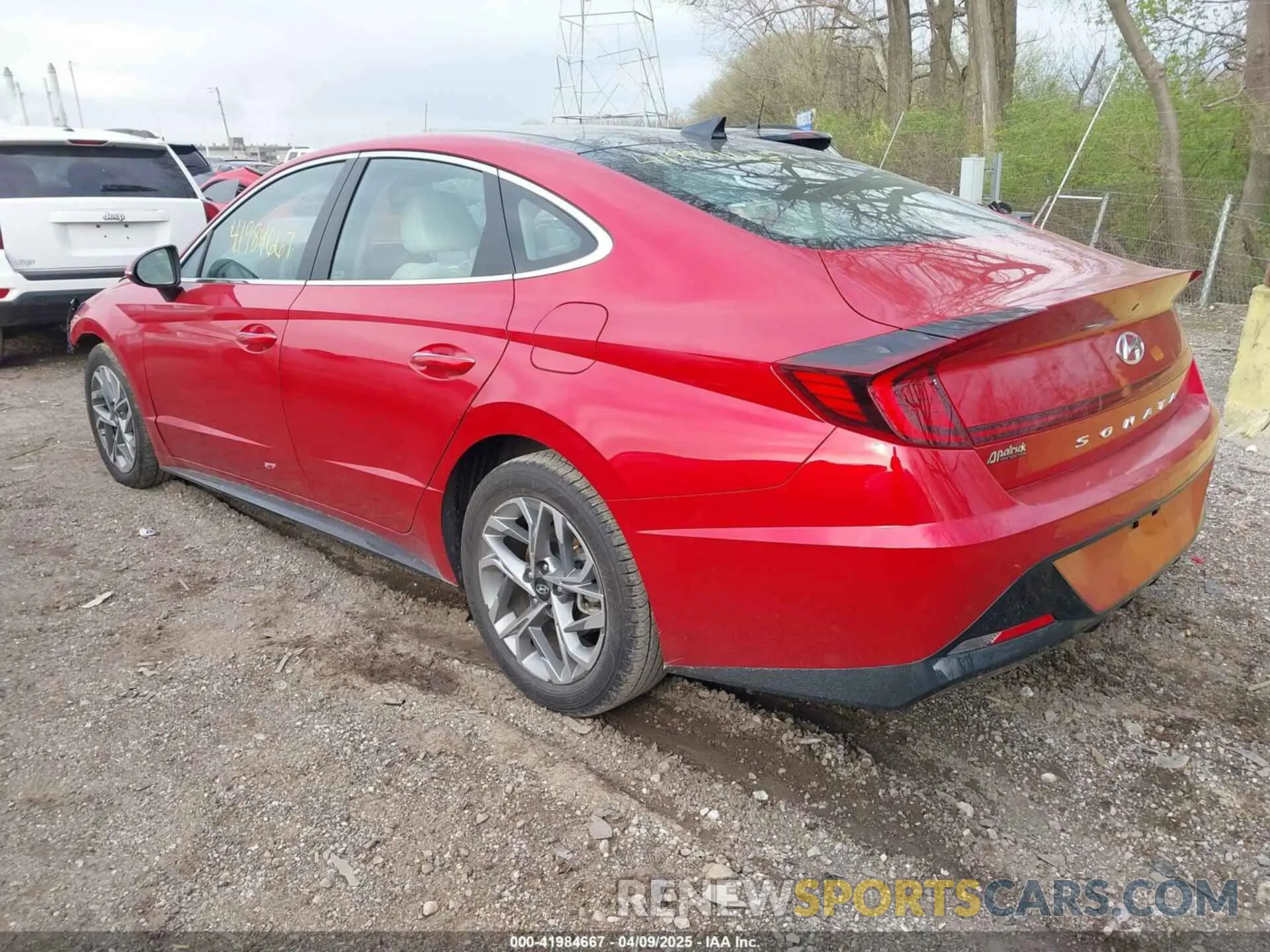 3 Фотография поврежденного автомобиля 5NPEF4JAXLH001201 HYUNDAI SONATA 2020