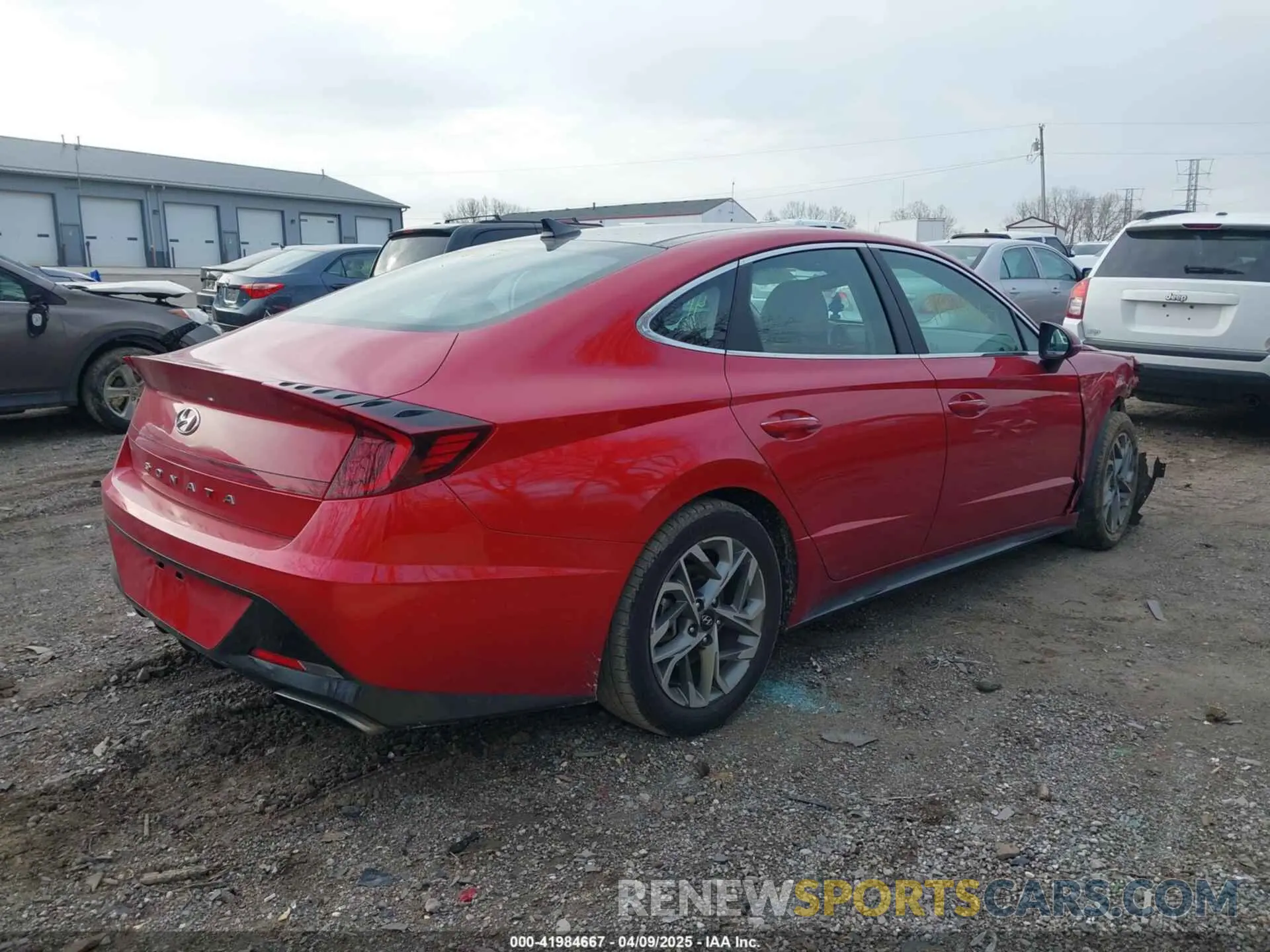 4 Фотография поврежденного автомобиля 5NPEF4JAXLH001201 HYUNDAI SONATA 2020