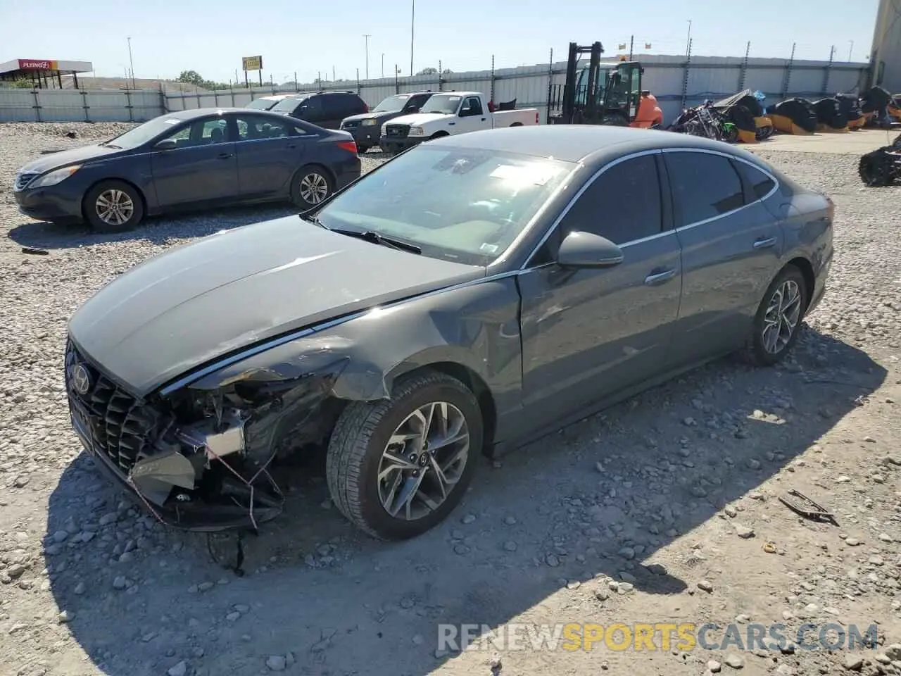 1 Photograph of a damaged car 5NPEF4JAXLH048440 HYUNDAI SONATA 2020