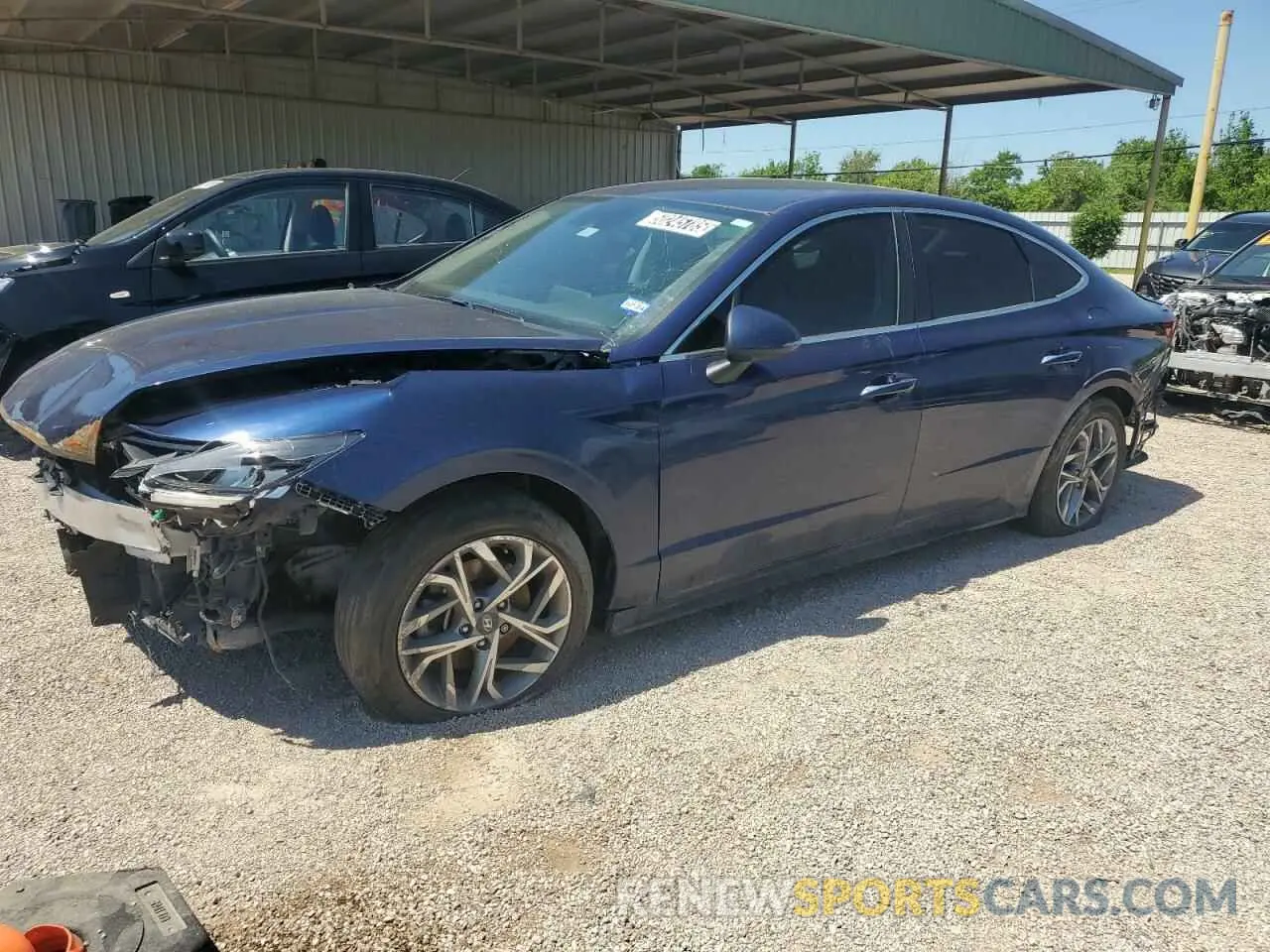 1 Photograph of a damaged car 5NPEF4JAXLH052763 HYUNDAI SONATA 2020