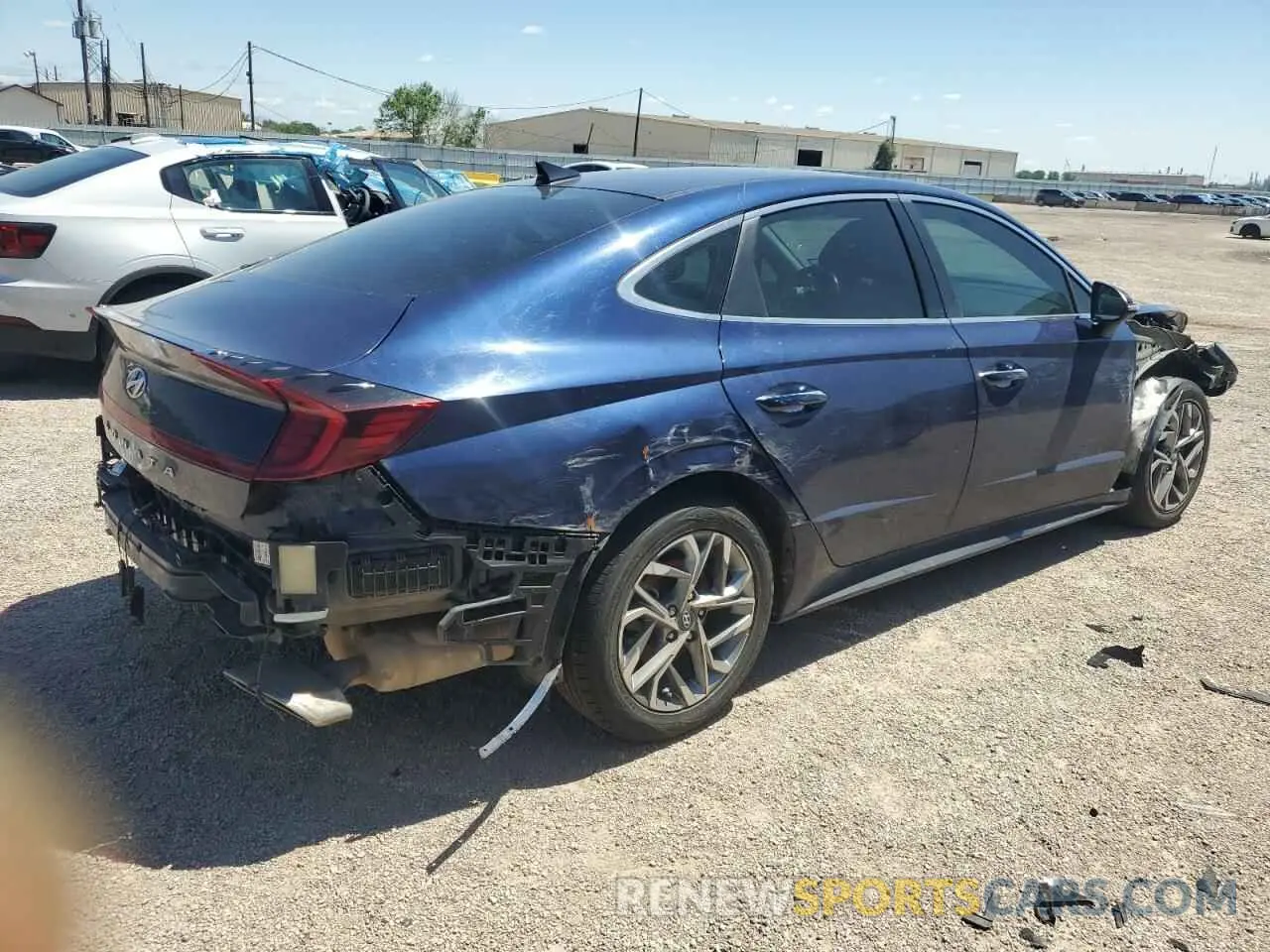 3 Photograph of a damaged car 5NPEF4JAXLH052763 HYUNDAI SONATA 2020