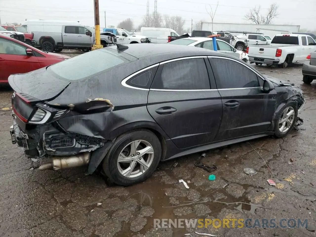 3 Photograph of a damaged car 5NPEG4JA2LH054214 HYUNDAI SONATA 2020