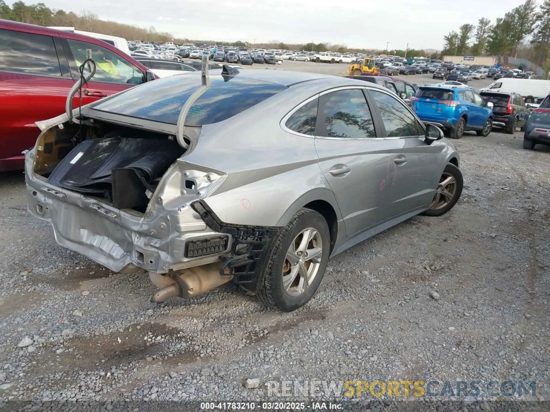 4 Фотография поврежденного автомобиля 5NPEG4JA4LH031193 HYUNDAI SONATA 2020