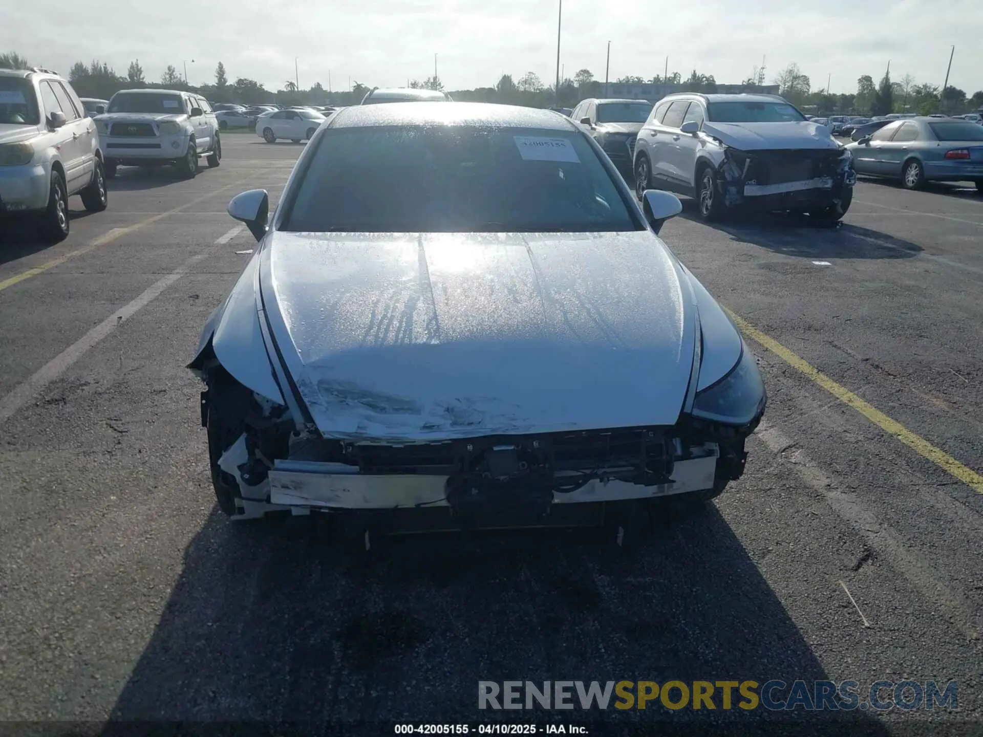 6 Photograph of a damaged car 5NPEG4JA4LH043554 HYUNDAI SONATA 2020