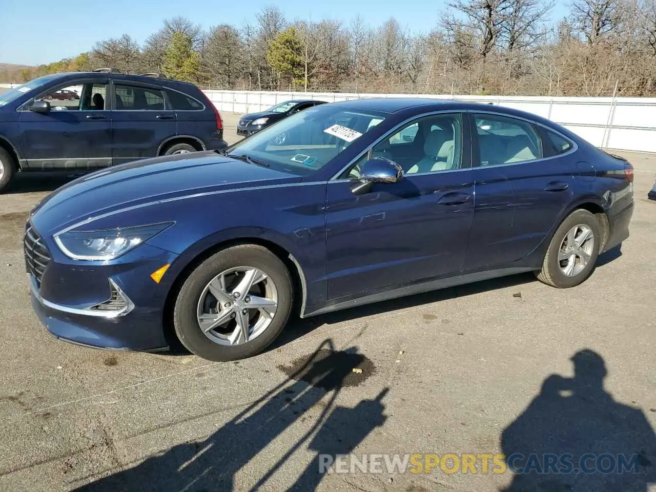 1 Photograph of a damaged car 5NPEG4JA6LH001614 HYUNDAI SONATA 2020