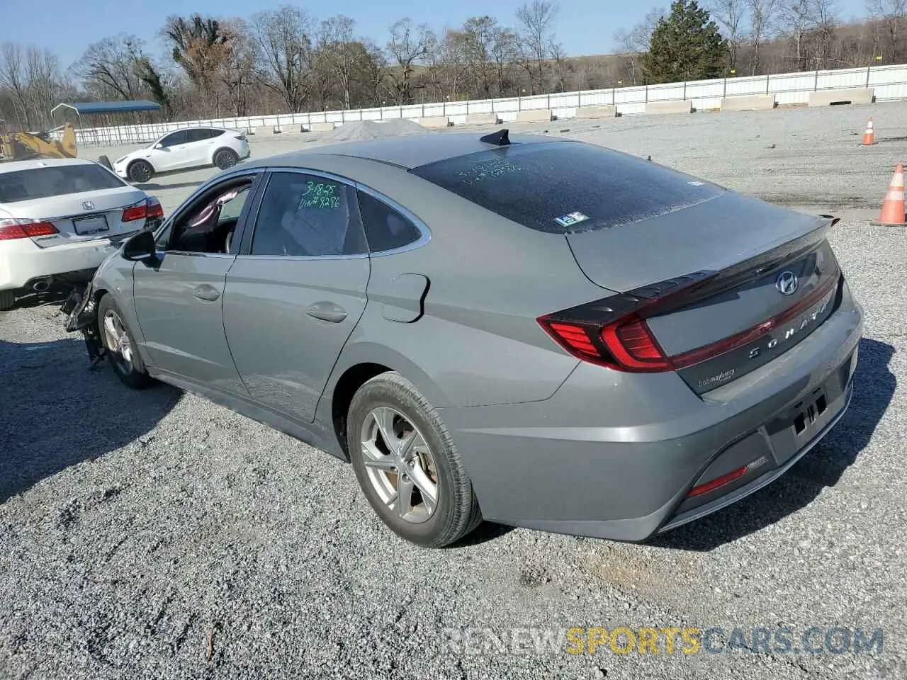 2 Photograph of a damaged car 5NPEG4JA6LH008286 HYUNDAI SONATA 2020