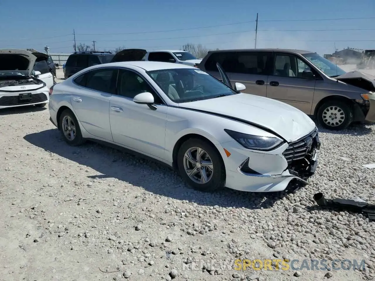 4 Фотография поврежденного автомобиля 5NPEG4JA8LH059210 HYUNDAI SONATA 2020