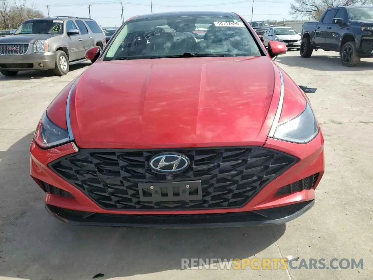 5 Photograph of a damaged car 5NPEH4J22LH010316 HYUNDAI SONATA 2020