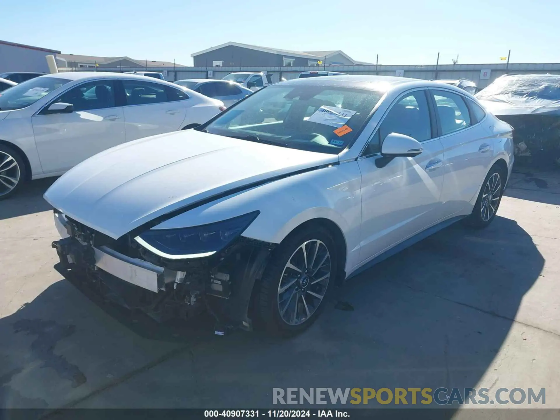 2 Photograph of a damaged car 5NPEH4J22LH030436 HYUNDAI SONATA 2020