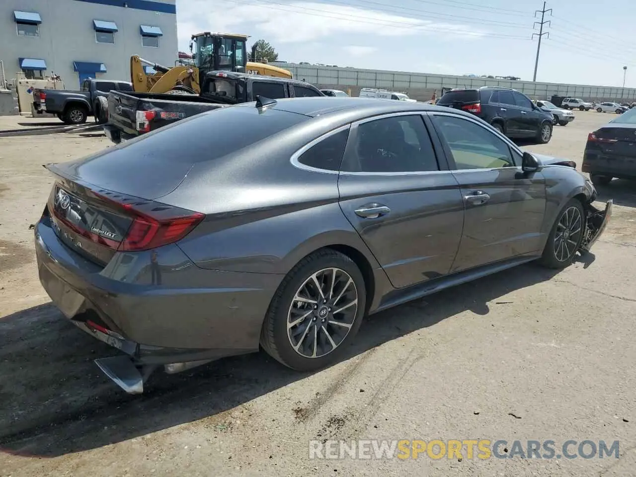 3 Фотография поврежденного автомобиля 5NPEH4J24LH021995 HYUNDAI SONATA 2020