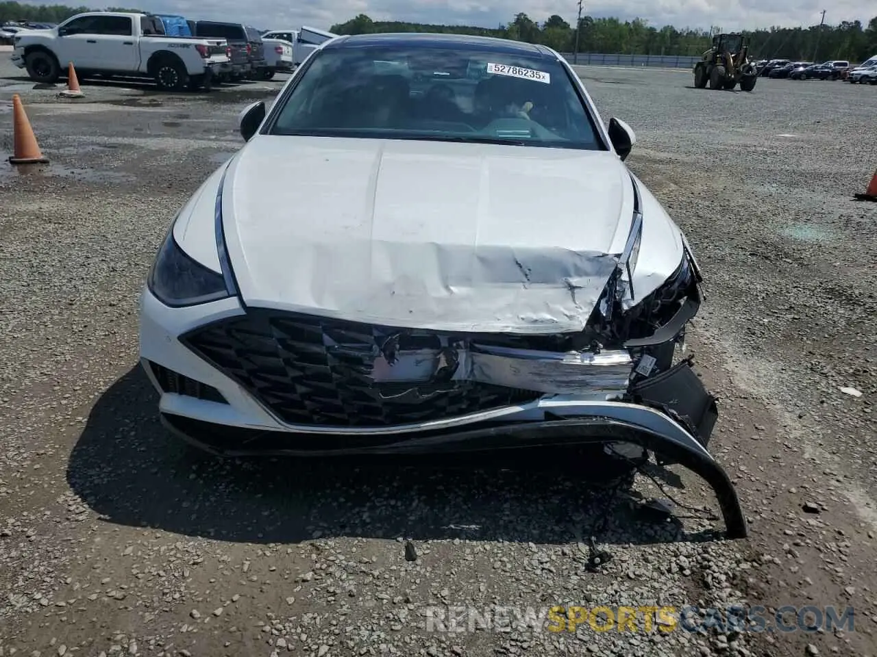 5 Photograph of a damaged car 5NPEH4J24LH040949 HYUNDAI SONATA 2020